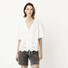NEWPORT - Blusa Manga Corta Mujer