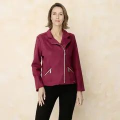 STEFANO COCCI - Casaca Efecto Suede Mujer