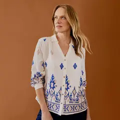 STEFANO COCCI - Blusa Manga Larga Mujer