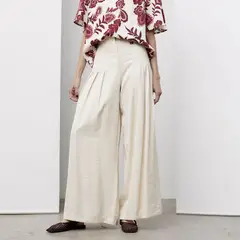 APOLOGY - Pantalón Straight Tiro Alto Mujer