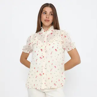 ELLE - Blusa Manga Corta Mujer