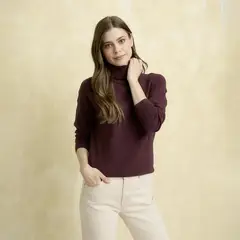 UNIVERSITY CLUB - Chompa Manga Larga Mujer