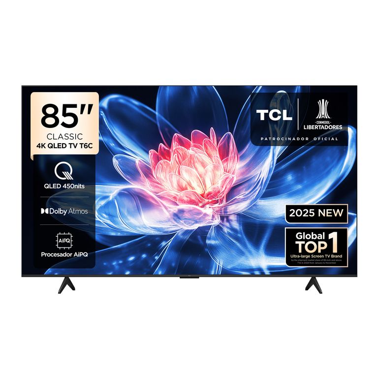 Televisor 85" Qled 4k 85t6c Google Tv