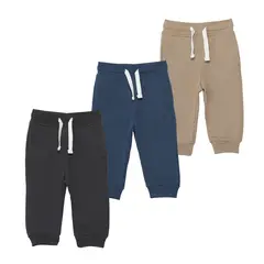 YAMP - Pantalón Buzo Bebé Niño Pack X3 Algodón