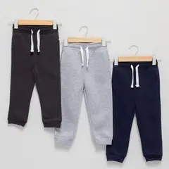 YAMP - Pantalón Buzo Bebé Niño Pack X3 Algodón