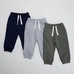 YAMP - Pantalón Buzo Bebé Niño Pack X3 Algodón