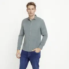 WOLF&HANK - Camisa Casual Slim Fit Hombre