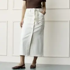 BASEMENT - Falda Denim Mujer