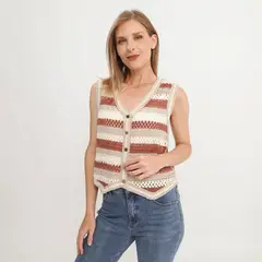 NEWPORT - Chaleco Tejido Mujer
