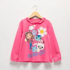 GABBYS DOLLHOUSE - Polo Niña Manga Larga Algodón
