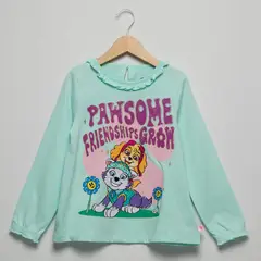 PAW PATROL - Polo Niña Manga Larga Algodón