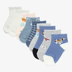 YAMP - Media Bebé Niño Pack X9 Algodón