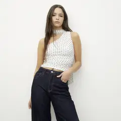 SYBILLA - Top Asimétrico Mujer