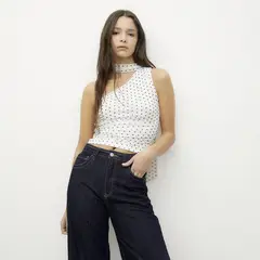 SYBILLA - Top Asimétrico Mujer