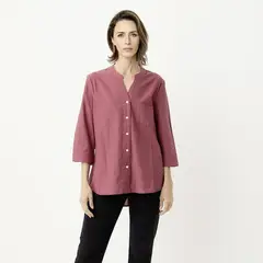 NEWPORT - Blusa Manga Larga 100% Algodón Mujer