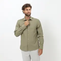 BASEMENT - Camisa Manga larga Algodón Hombre