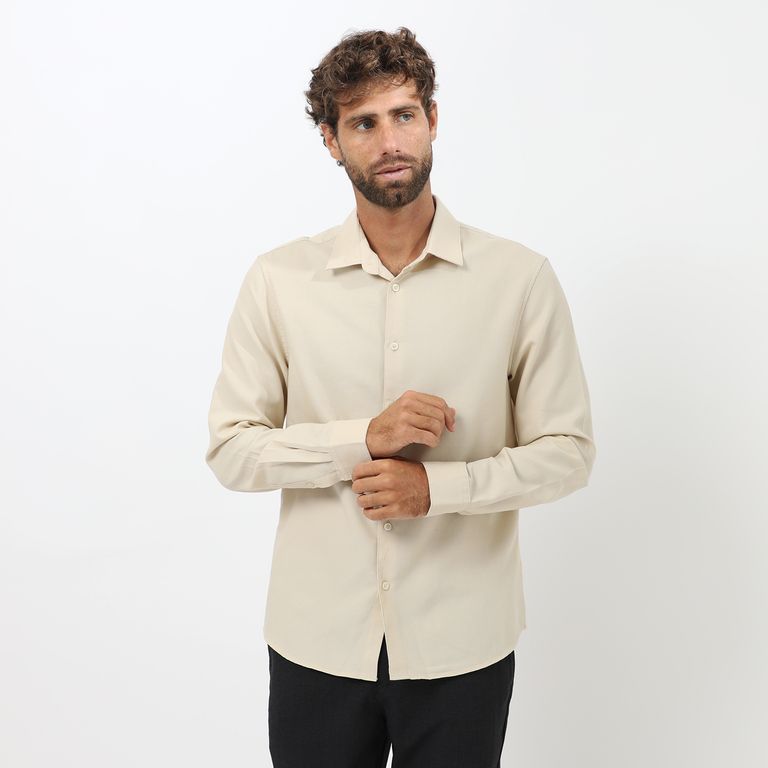 Camisa Manga larga Algodón Hombre