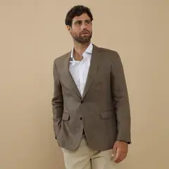 WOLF&HANK - Saco 100% Lino Regular Fit Hombre