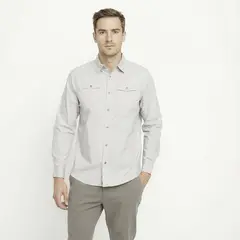 UNIVERSITY CLUB - Camisa 100% Algodón Regular Fit Hombre