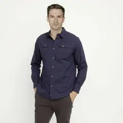 UNIVERSITY CLUB - Camisa 100% Algodón Regular Fit Hombre