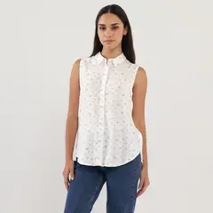 SYBILLA - Blusa Sin Mangas Mujer