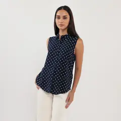 SYBILLA - Blusa Sin Mangas Mujer