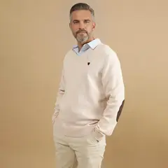 CHRISTIAN LACROIX - Chompa 100% Algodón Casual Hombre