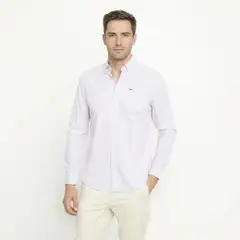 UNIVERSITY CLUB - Camisa 100% Algodón Casual Hombre