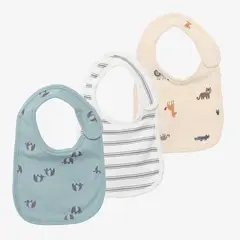 YAMP - Babero Bebé Niño Pack X3 Algodón