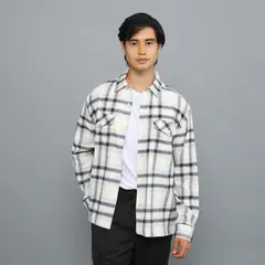 AMERICAN ABBEY - Camisa Manga larga Algodón Hombre