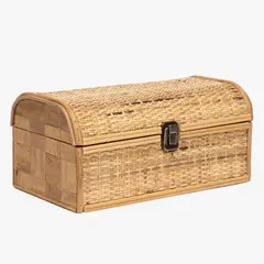 BASEMENT HOME - Adorno Caja Rattán 31x17x14cm