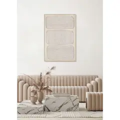 BASEMENT HOME - Cuadro Lineas Abstracto 82x122cm