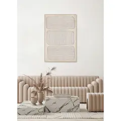 BASEMENT HOME - Cuadro Lineas Abstracto 82x122cm