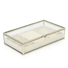 ROBERTA ALLEN - Caja Joyero Dorado 22x14x5cm