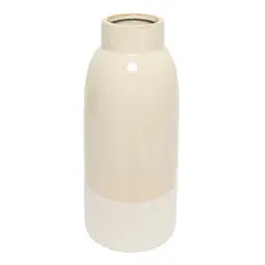 MICA - Florero Cerámica Beige 40cm