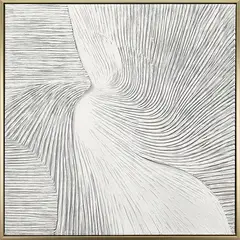 BASEMENT HOME - Cuadro Arbol Texturas 80x80xm