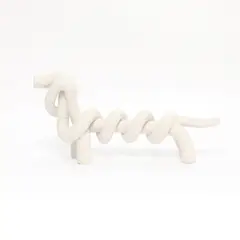 BASEMENT HOME - Adorno Moda Perro Resina 36x17x8cm