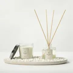 BASEMENT HOME - Set Spa Aromático Bergamota: Vela 132g + Difusor 80ml