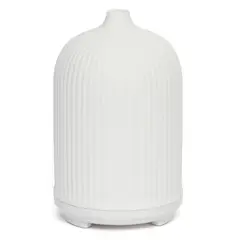 BASEMENT HOME - Difusor Aromático Cerámica Estriado 14x9cm