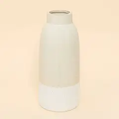 MICA - Florero Cerámica Beige 32cm