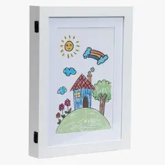 undefined - Marco de Fotos Blanco para Dibujo Niño 30x36cm