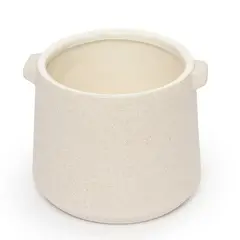 MICA - Maceta Cerámica Blanca 14cm