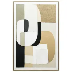 BASEMENT HOME - Cuadro Formas Abstarcto 80x120cm