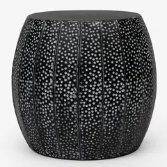 BASEMENT HOME - Mesa Lateral Negra 40x40cm