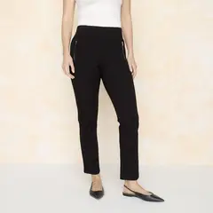 STEFANO COCCI - Pantalón Straight Tiro Alto Mujer