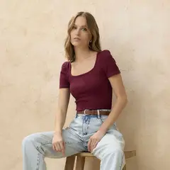 BASEMENT - Polo Manga Corta Mujer