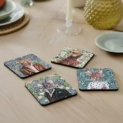 ROBERTA ALLEN - Set x4 Posavasos Market Wonder 10 cm