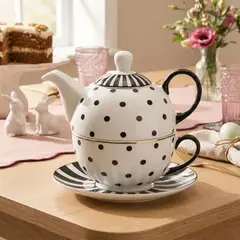 ROBERTA ALLEN - Set Tetera 450 ml y Taza 300 ml Market Wonder