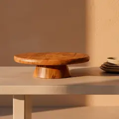 CASA CANTABRIA - Pedestal Acacia 30 x 9 cm