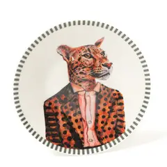 undefined - Set x4 Platos de Animales Market Wonder 11 cm